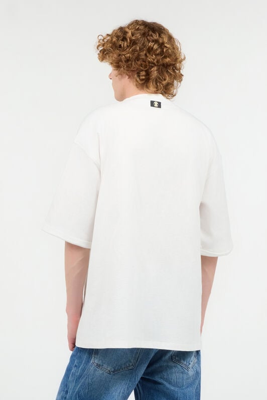 RC Camiseta Con Rosas Y Serpientes RC Camiseta Con Rosas Y Serpientes Blanco URT62S-JD060