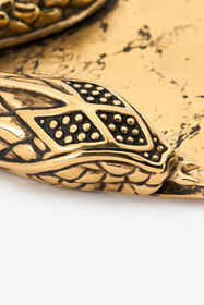 RC Antique Gold Choker Necklace with Snake OLD GOLD WWG003-AM001
