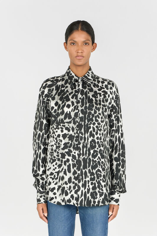 RC Jaguar Skin print shirt BLACK/WHITE OOT70A-2NO63