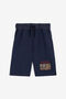 JU Shorts mit animalischen Patchwork-Applikationen JU Shorts mit animalischen Patchwork-Applikationen Dunkelblau OJT265-ISA2J