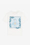 JU Bear-Print Cotton T-Shirt Weiß RJT617-JD001