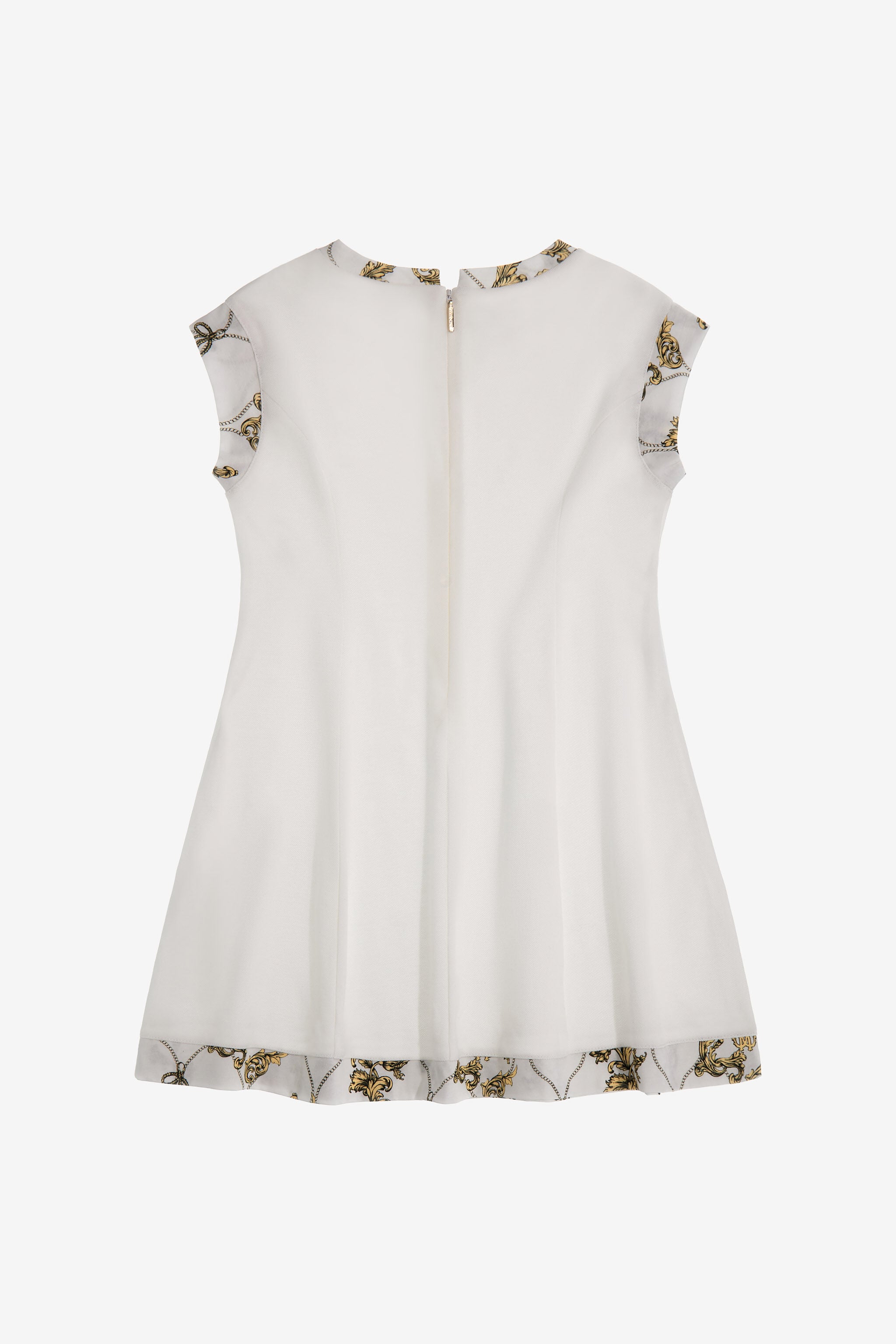 JU RC Monogram dress White SJT130-KB003