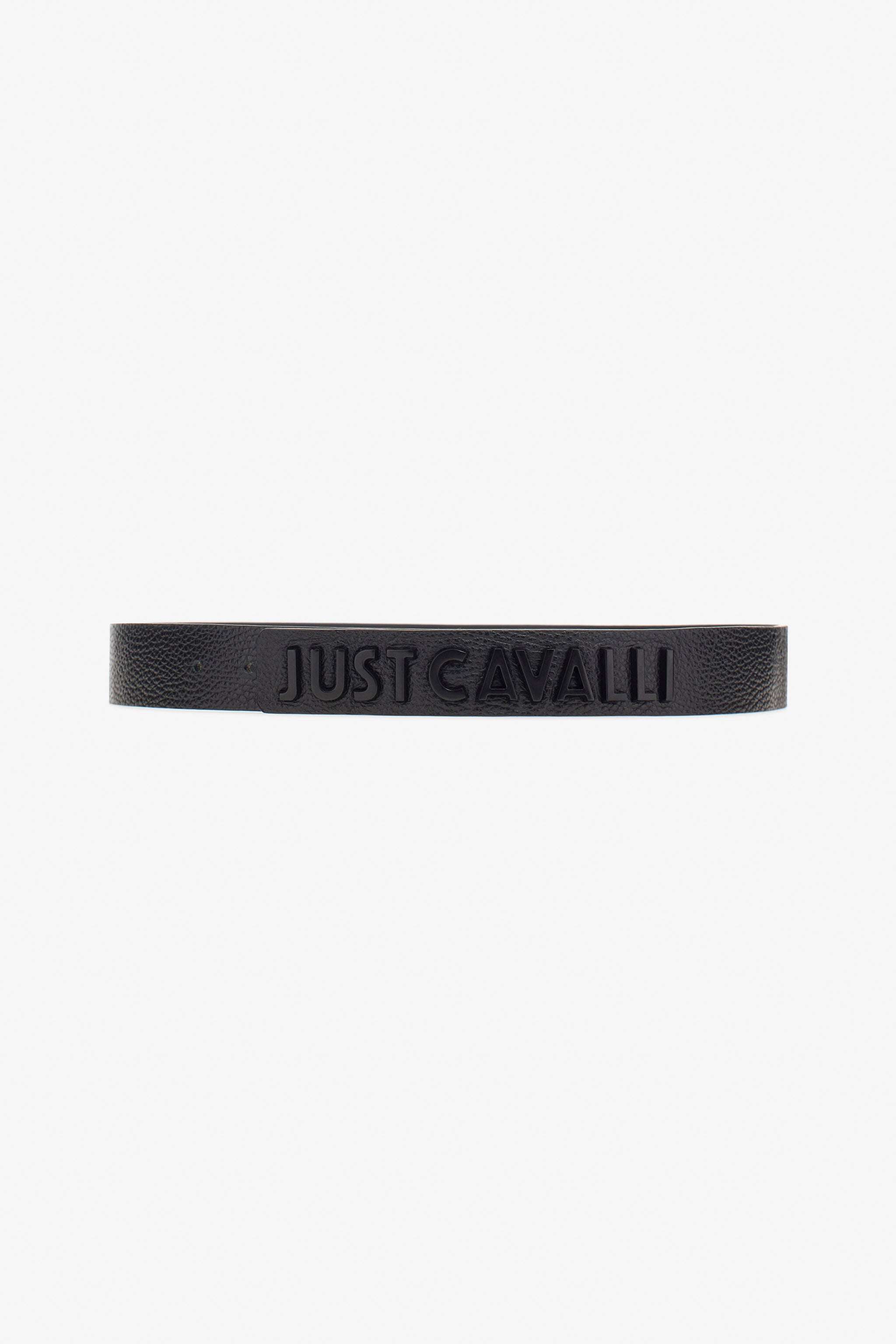 JC Just Cavalli Logo Belt JC Just Cavalli Logo Belt Noir TFC002-TF324