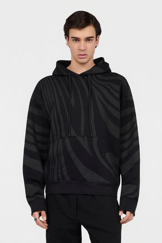 RC Sudadera Estampado Zebra BLACK XNT69A-FOT26