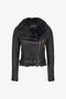 RC Shearling Biker Jacket RC Shearling Biker Jacket Black TKP801-ZC002