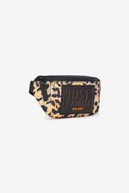 JC Marsupio con stampa Leopard e patch logo Marron clair SFB007-SF338