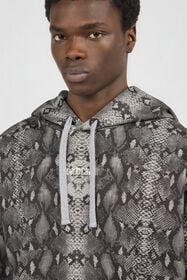 RC Python Print Hoodie Sweatshirt PYTHON DARK GREY SOT66J-CF063