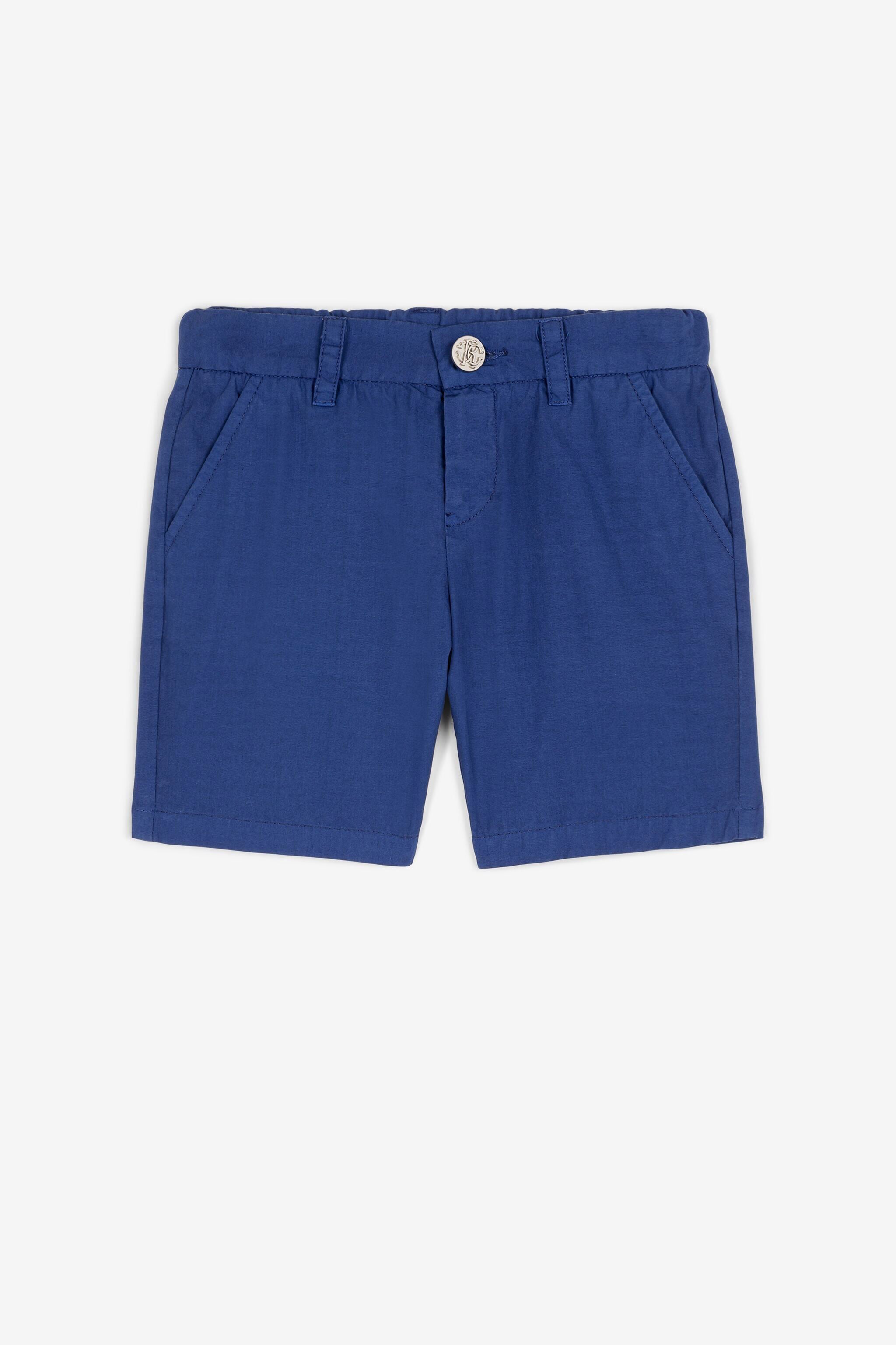 JU Monogram-print chino shorts JU Monogram-print chino shorts Bluette QJT256-CH004