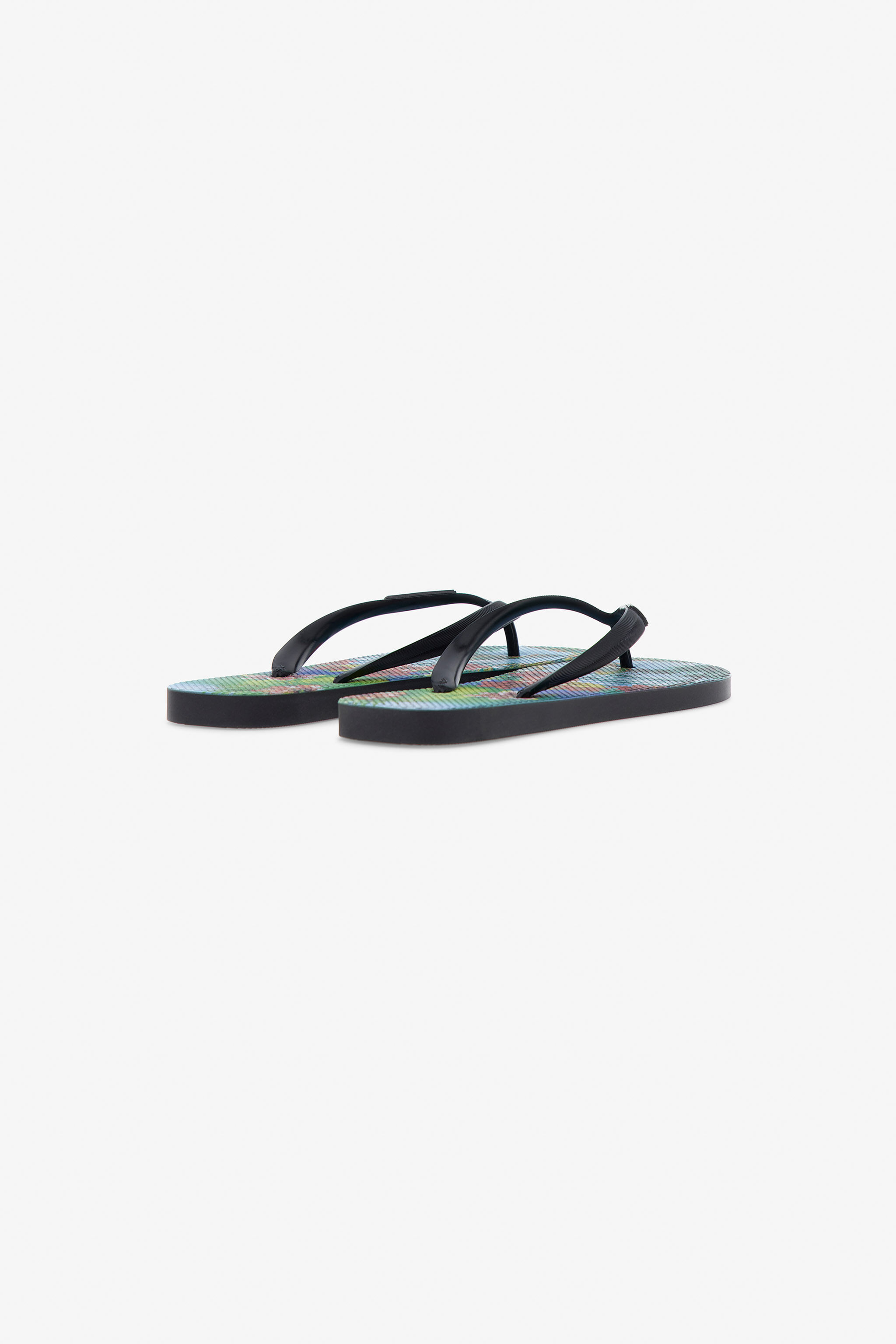 RC Hawaii Print Rubber Flip-Flops RC Hawaii Print Rubber Flip-Flops Hellblau SRS062-ABL63