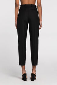 RC Pressed-crease cropped trousers Black QKR206-GA077