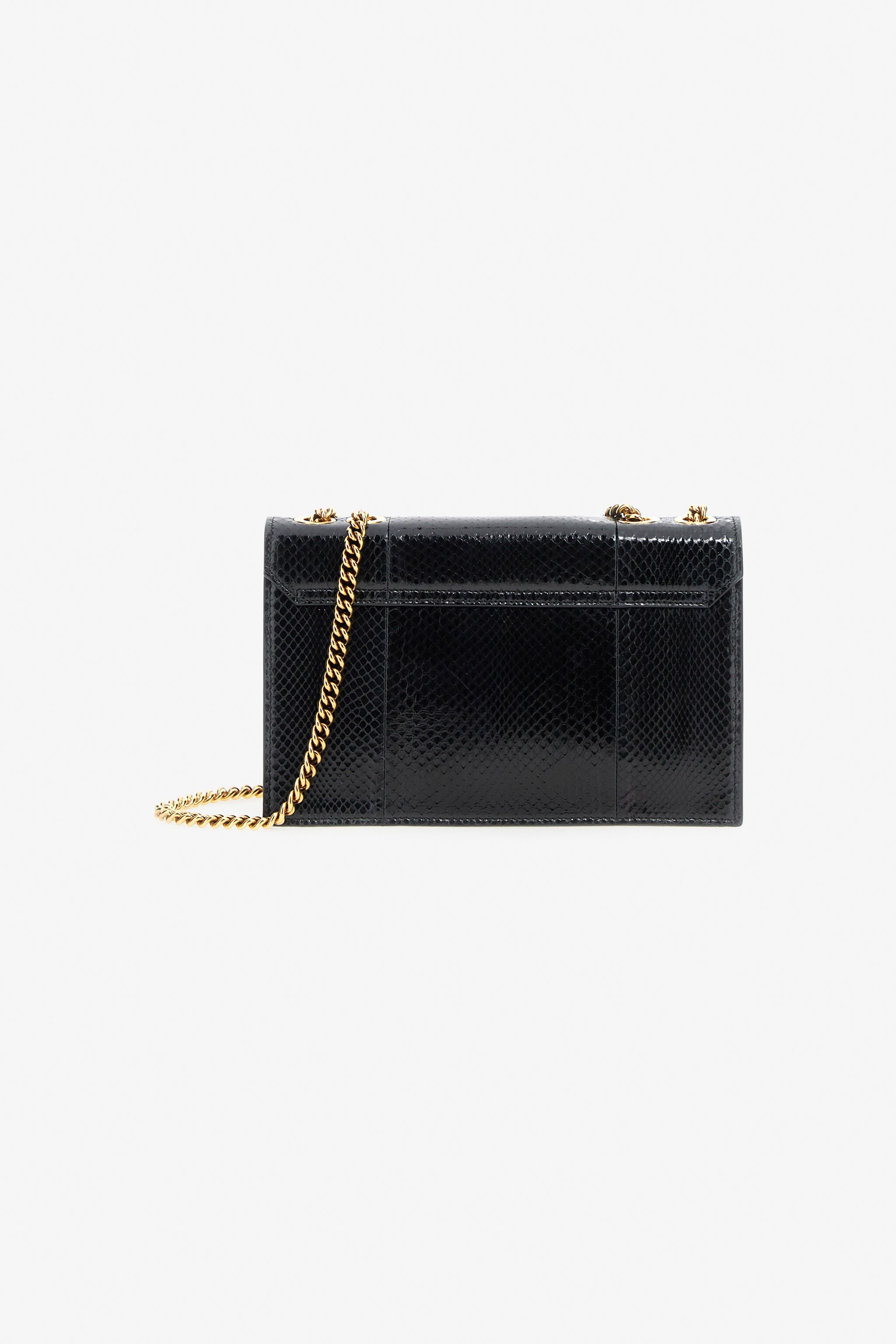 RC Shoulder Bag with Monogram Mirror Snake RC Shoulder Bag with Monogram Mirror Snake Black SKB120-PA001