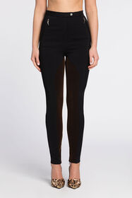 RC Pantaloni skinny con zanne Nero RKT201-HR002