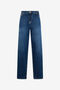 RC Blaue Jeans-Hose mit Monogram RC DARK BLUE QOJ207-DLO08