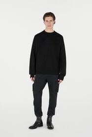 RC Sudadera con monograma Mirror Snake bordado Negro URT68D-CF051