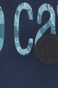JU Maxi-Logo T-Shirt With Patch Dark blue UJT623-JD001