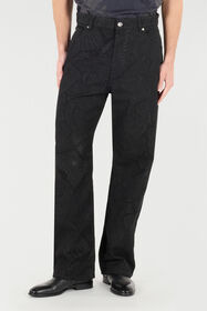 RC Pantaloni Con Stampa Pitone Nero URJ210-4NN53