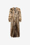 RC Maxi-Kleid mit Tiger- und Jaguar-Print RC Maxi-Kleid mit Tiger- und Jaguar-Print Hellbraun RKT130-SZH36