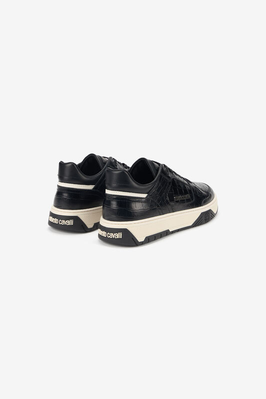 RC Sneakers nere effetto coccodrillo RC Sneakers nere effetto coccodrillo BLACK TOS00J-PZA72