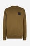 JC Sweatshirt Vert Militaire Avec Patch Logo VERDE 185 VFT091-VF135
