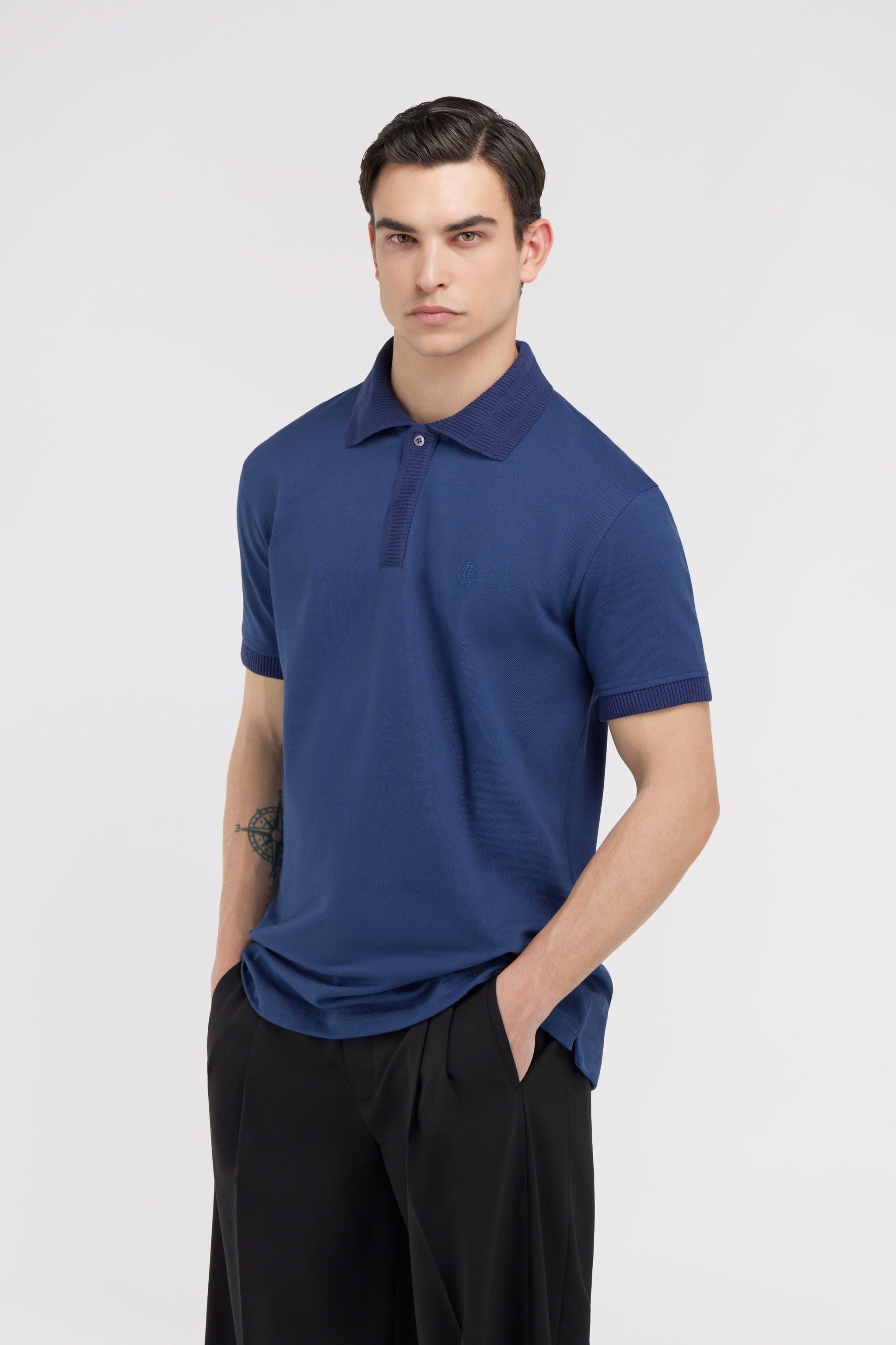 RC RC logo Polo RC RC logo Polo Dark blue SRT64B-KB002