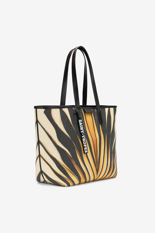 RC Shopping-Tasche Mit Ray Of Gold-Print RC Shopping-Tasche Mit Ray Of Gold-Print ST.ROG/NERO UKB01S-AC567