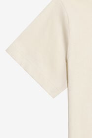 JC Ivory T-Shirt With Print and Logo IVORY PRISTINE WFT63X-JD060