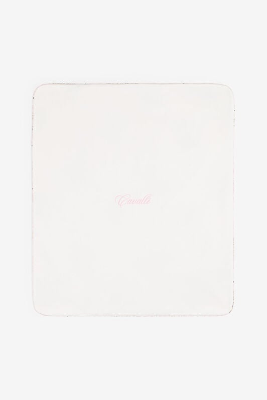 JU Coperta con Monogram RC e stampa Teddy Bear JU Coperta con Monogram RC e stampa Teddy Bear Rosa RJT815-JFG79