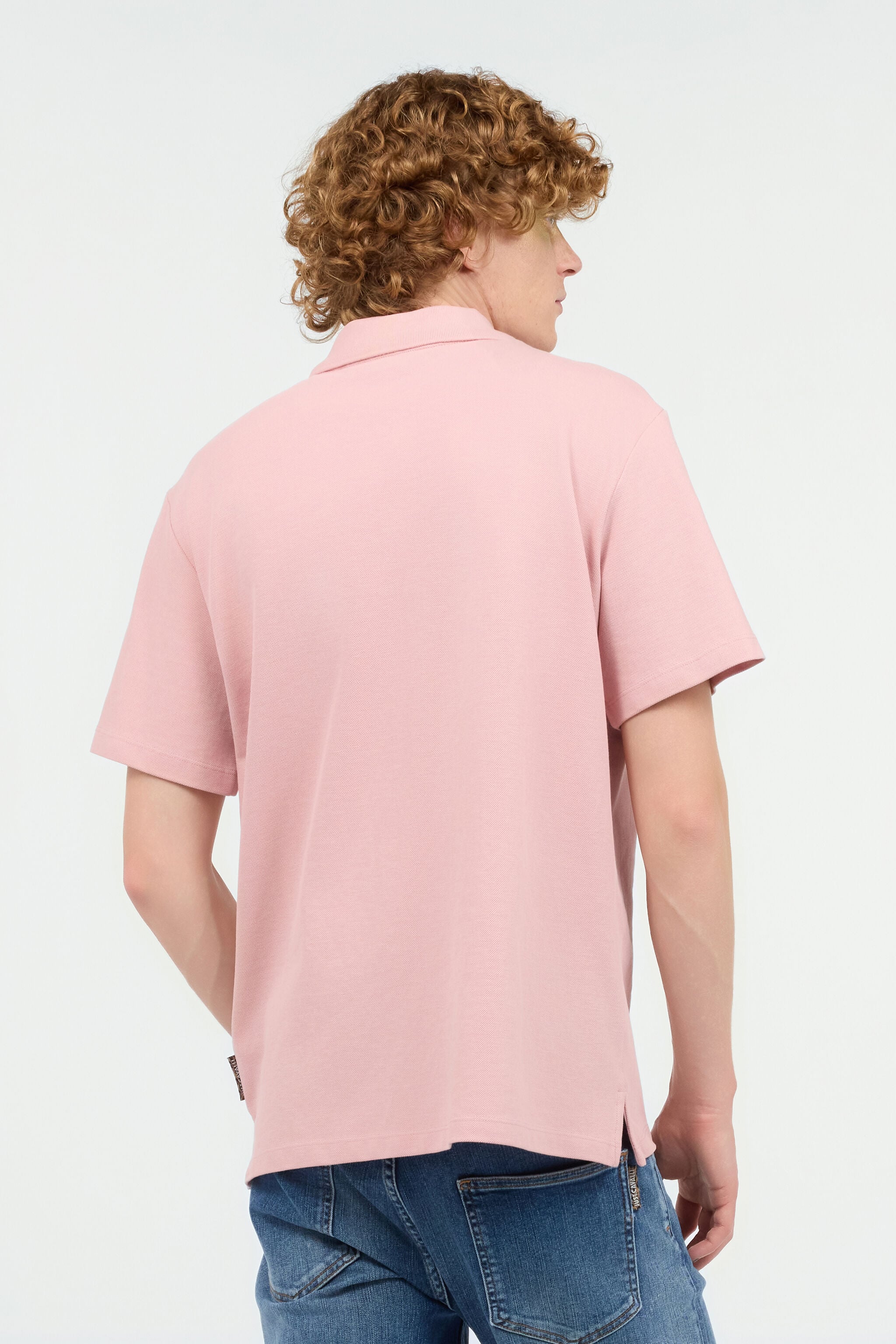 JC Poloshirt Mit Stickerei Monogramms JC JC Poloshirt Mit Stickerei Monogramms JC Rosa UFT020-UF040