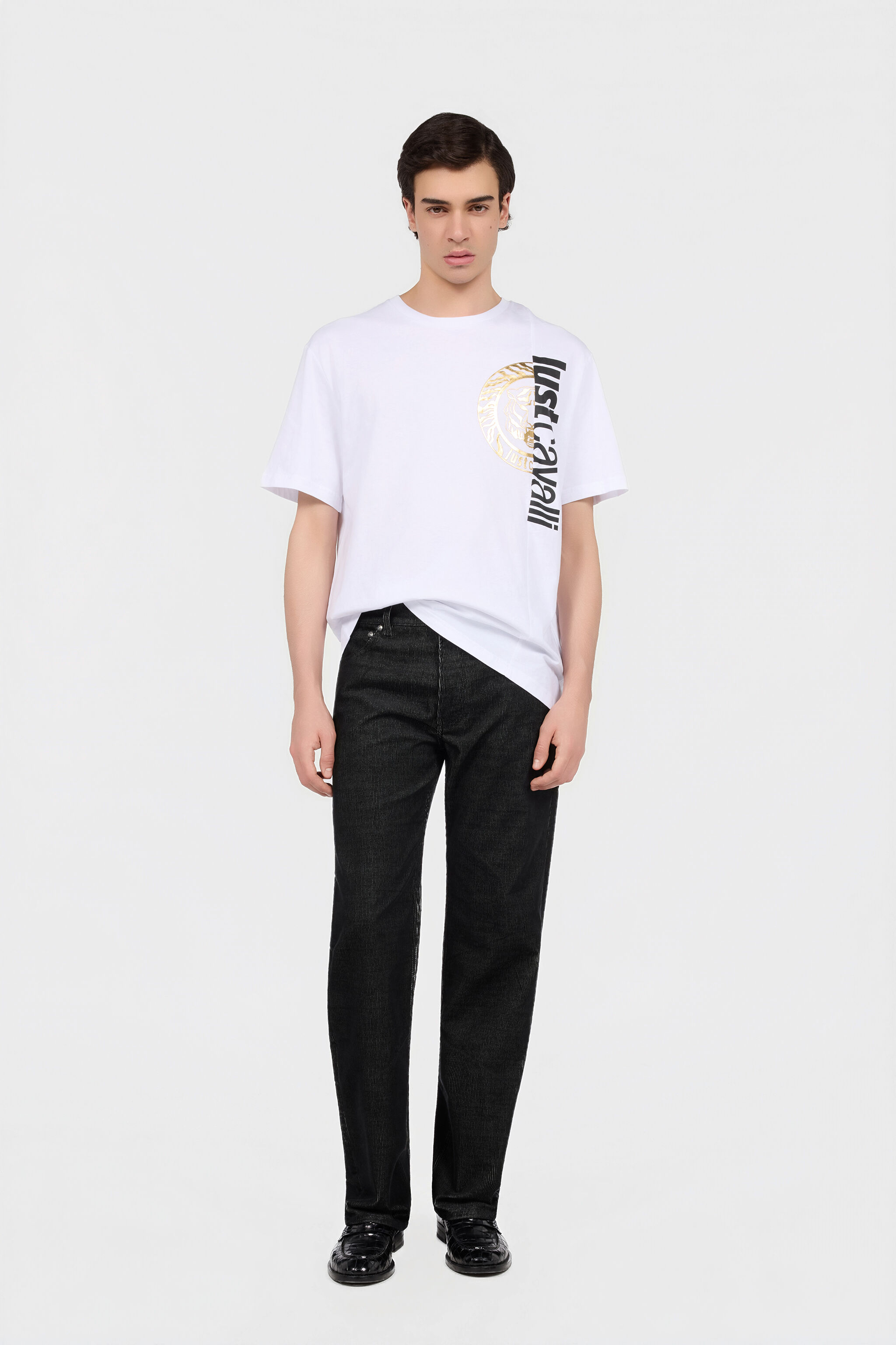 JC White T-Shirt with Logo JC White T-Shirt with Logo WHITE Q61255-Q0158