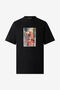 RC T-Shirt With Distressed-Effect Snake And Rose Print RC T-Shirt With Distressed-Effect Snake And Rose Print Black URT61C-JD060