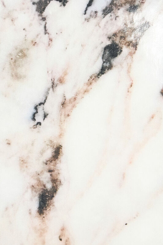 RC Trench Croisé À Imprimé Marble Noir/Blanc TWT503-KGN18