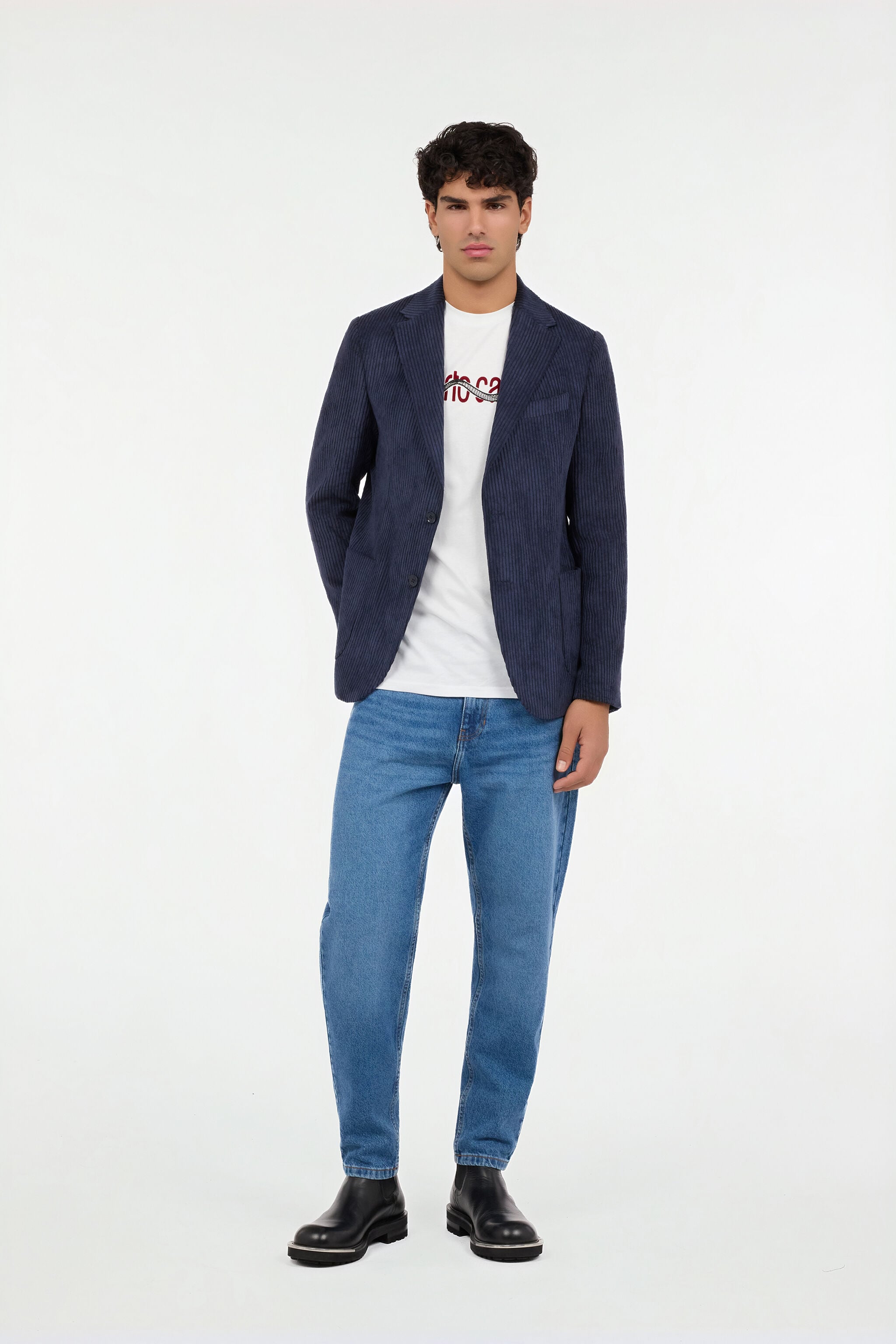 RC Blazer in navyblauem Cord RC Blazer in navyblauem Cord NAVY QOT40I-VLO01