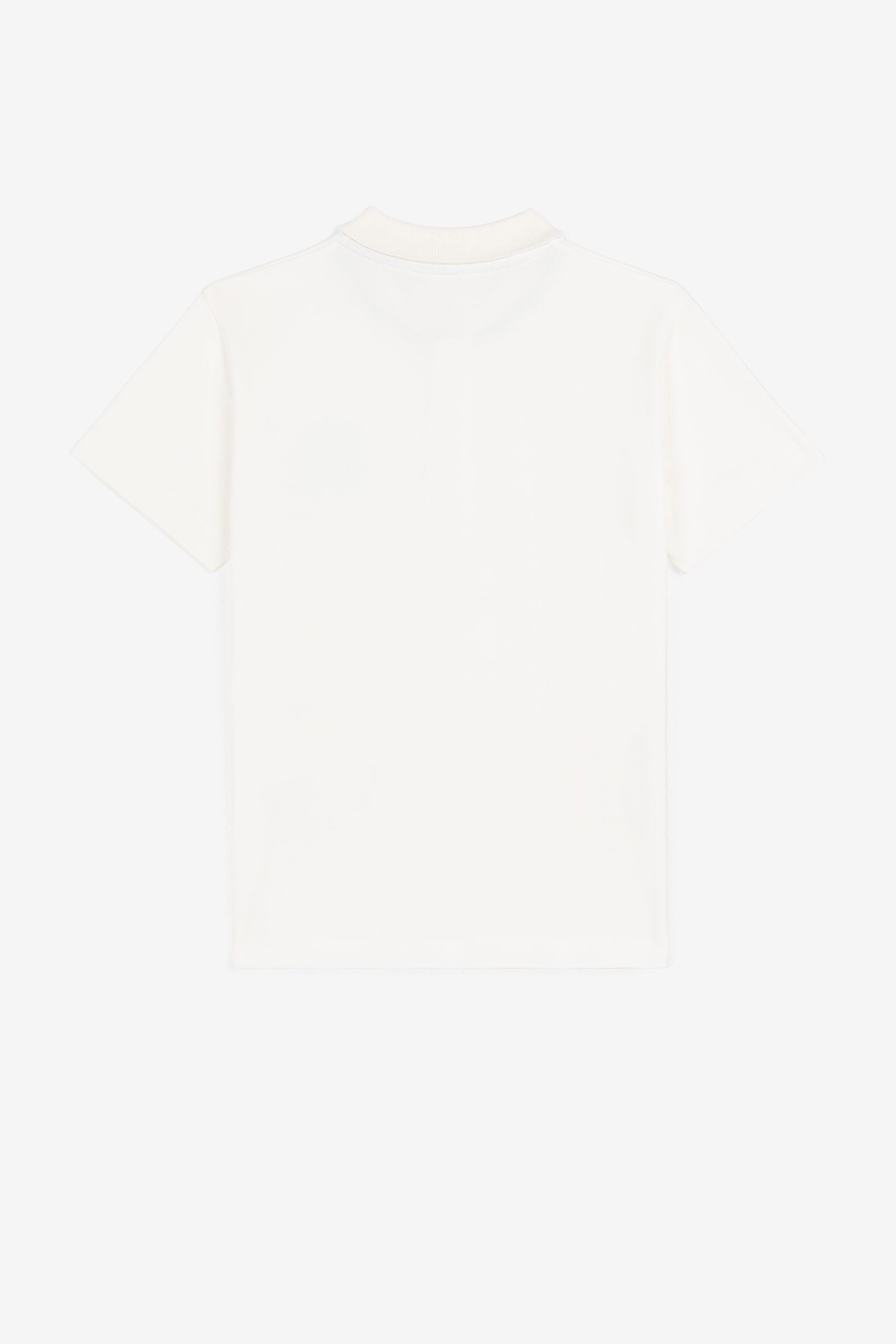 JU RC Monogram-Print Polo Shirt White PJT620-JV025