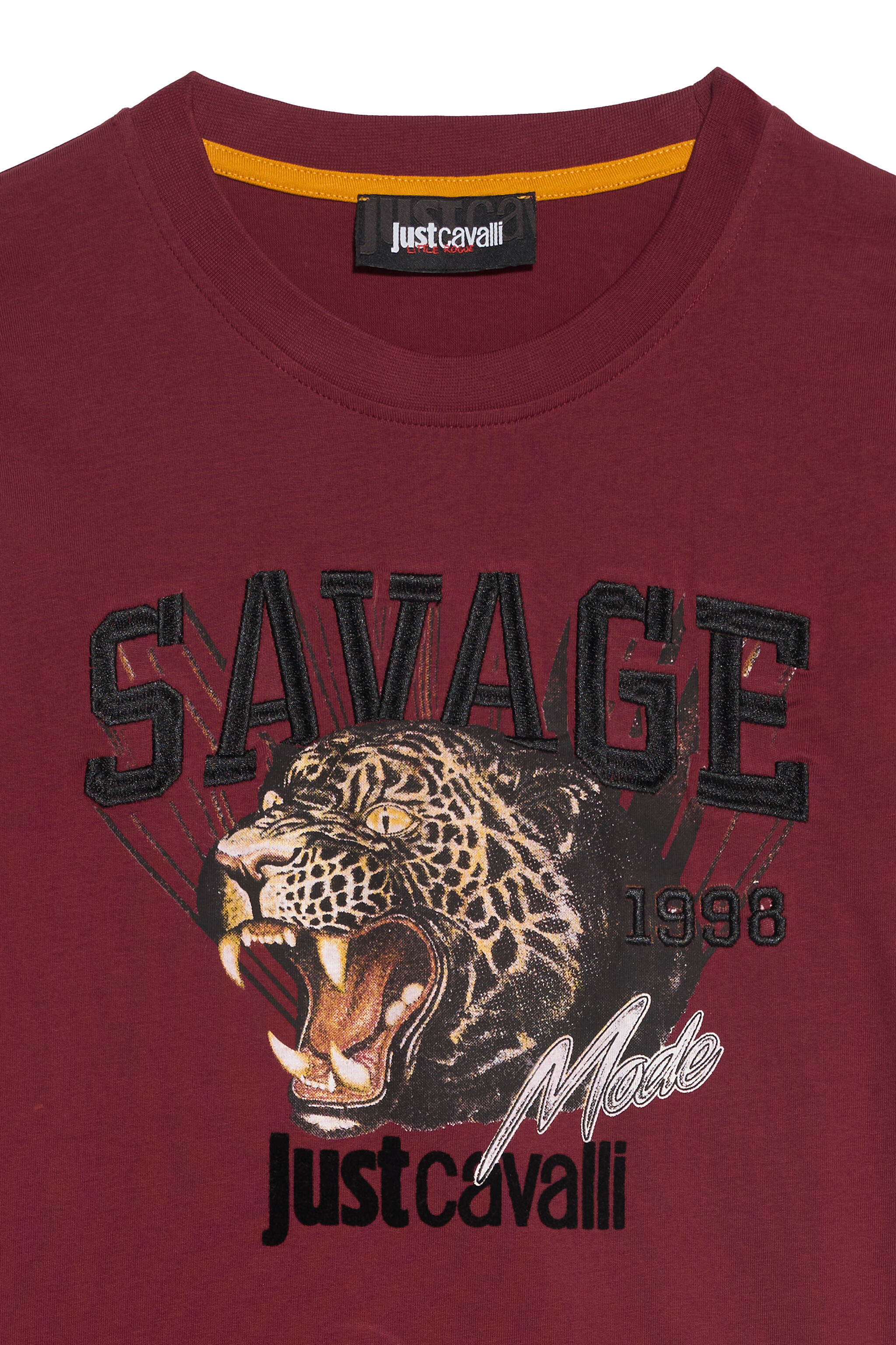 JC JC Burgundy T-Shirt JC JC Burgundy T-Shirt BORDEAUX XFT60Q-JD003