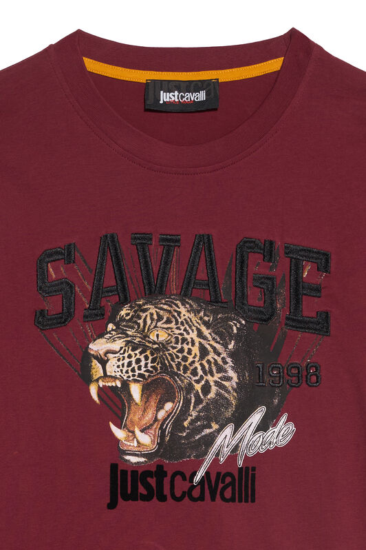 JC JC Burgundy T-Shirt JC JC Burgundy T-Shirt BORDEAUX XFT60Q-JD003