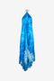 RC Silk Dress Stretto di Messina Print Blue UWT115-RYN94