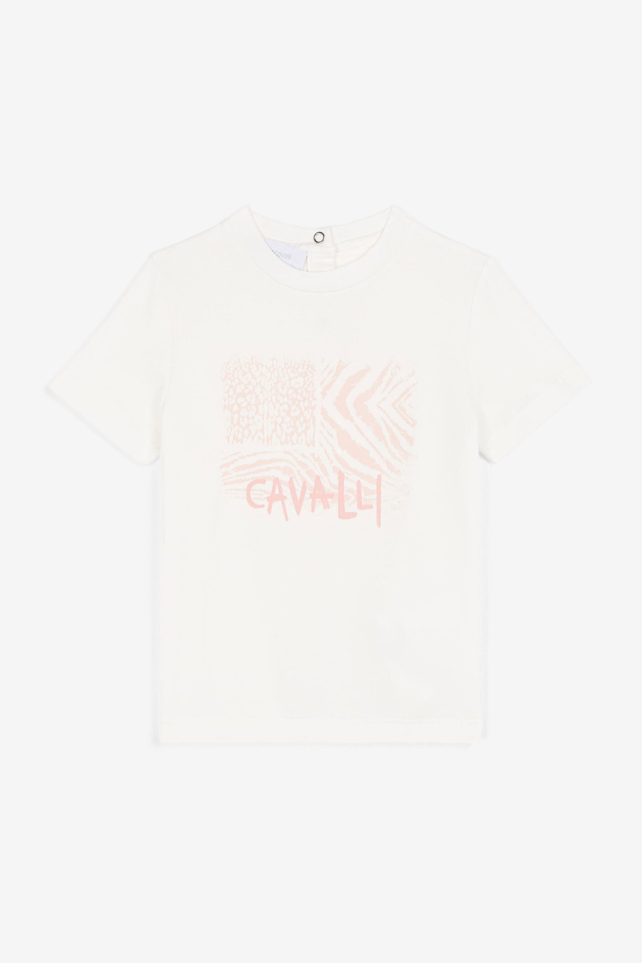JU Animalier Patchwork-Print T-Shirt JU Animalier Patchwork-Print T-Shirt Pink OJT638-JV025