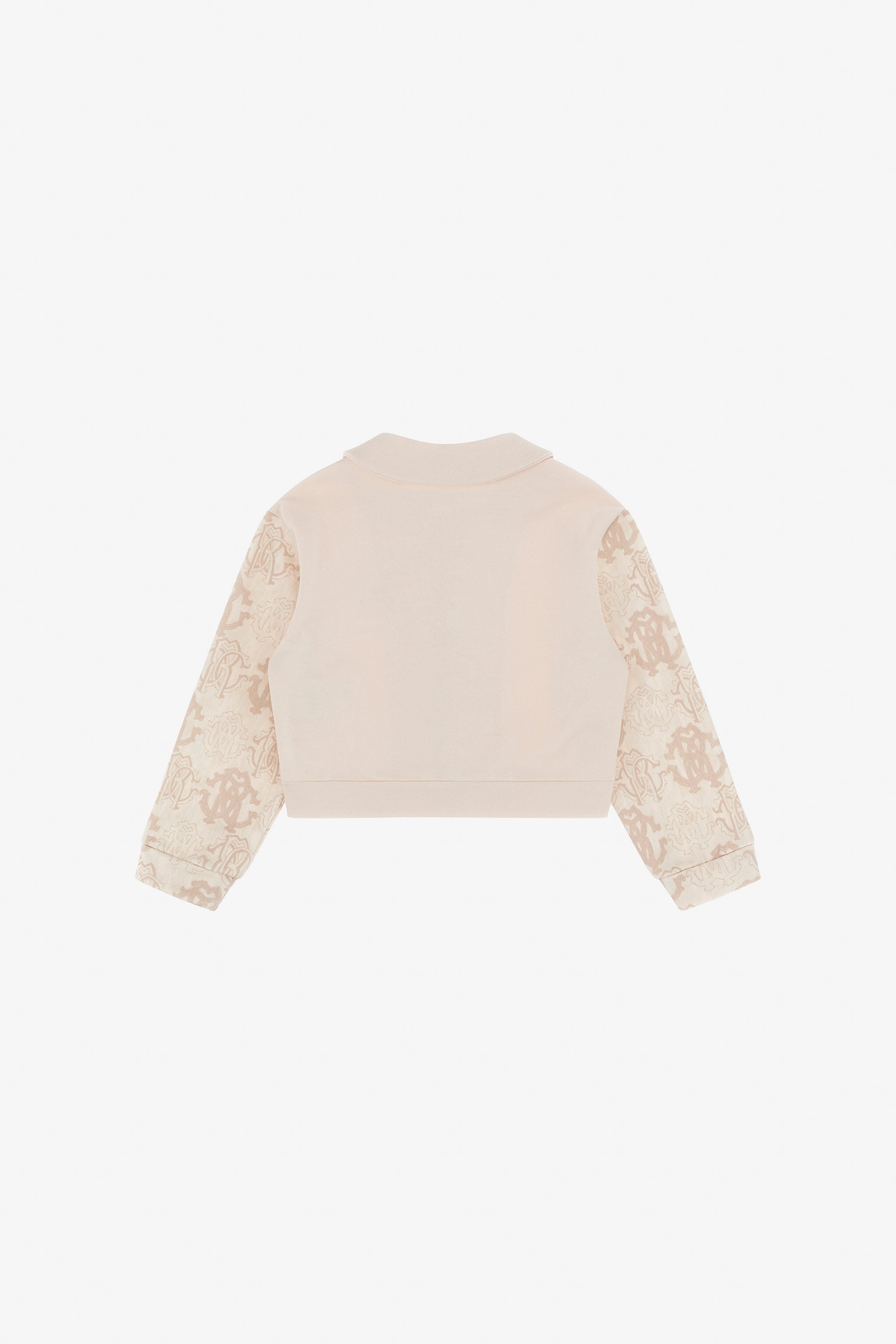 JU Cropped-Sweatshirt Mit Monogramm RC JU Cropped-Sweatshirt Mit Monogramm RC BEIGE TJT68S-CF050