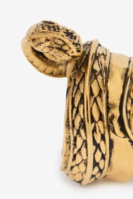 RC Gold Serpentine Ring OLD GOLD WKG011-AM001