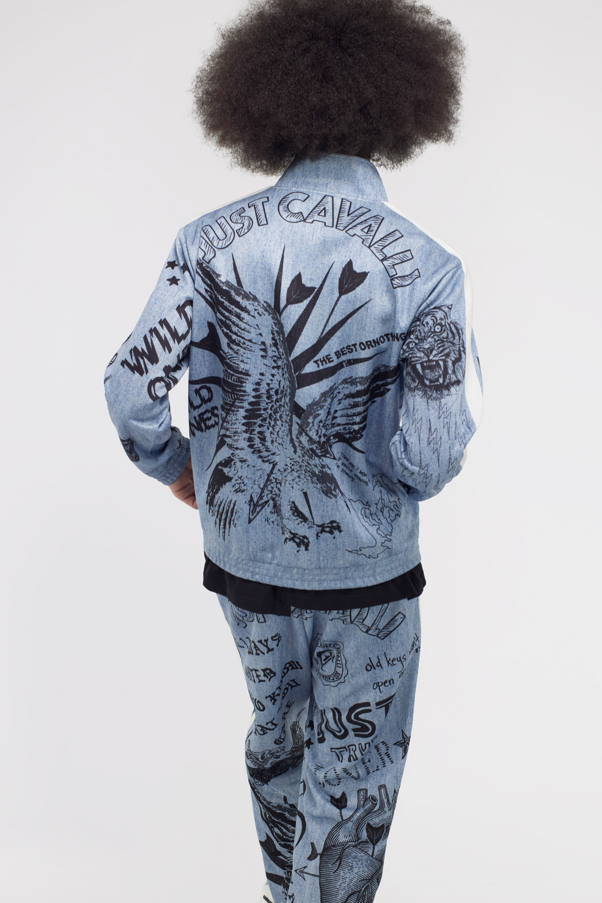 JC Just Cavalli sweatshirt JC Just Cavalli sweatshirt Blue SFT292-SF206