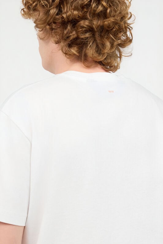 JC T-Shirt Con Stampa Frontale Logata JC T-Shirt Con Stampa Frontale Logata Bianco UFT062-UF082