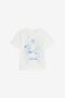 JU Cotton T-shirt with graphic design JU Cotton T-shirt with graphic design MILKY WHITE VJT609-JD001