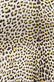 RC Pop Jaguar Print Midi Dress YELLOW/BLACK WQT119-LNR30
