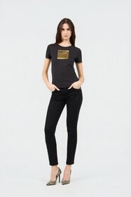 JC Pantaloni In Denim Neri BLACK BLACK Q61385-Q0288