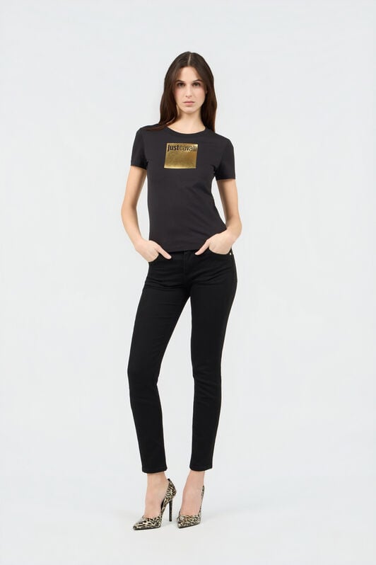 JC Schwarze Jeanshose BLACK BLACK Q61385-Q0288