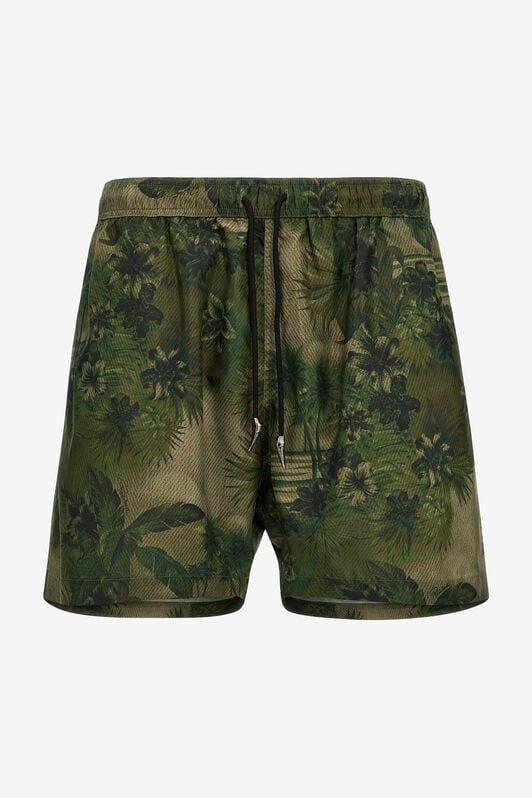RC Swim shorts with print RC Swim shorts with print Verde oscuro SYH00A-5RF73