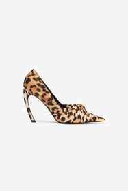 RC Le Pettegole Pump with Jaguar Skin print Light Brown SKS100-PZC26