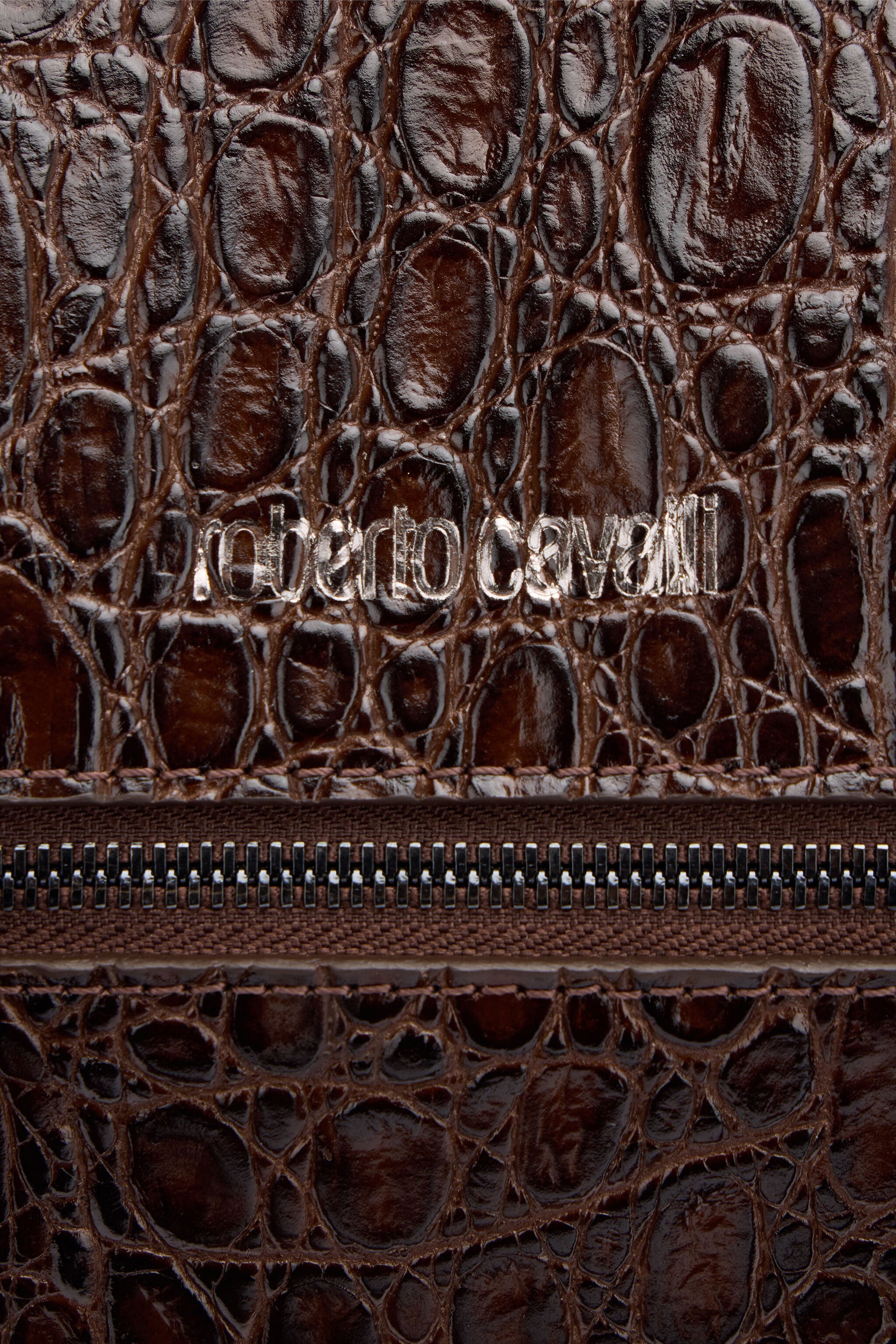 RC Crocodile-Print Document Bag RC Crocodile-Print Document Bag Brown URB005-PZU02