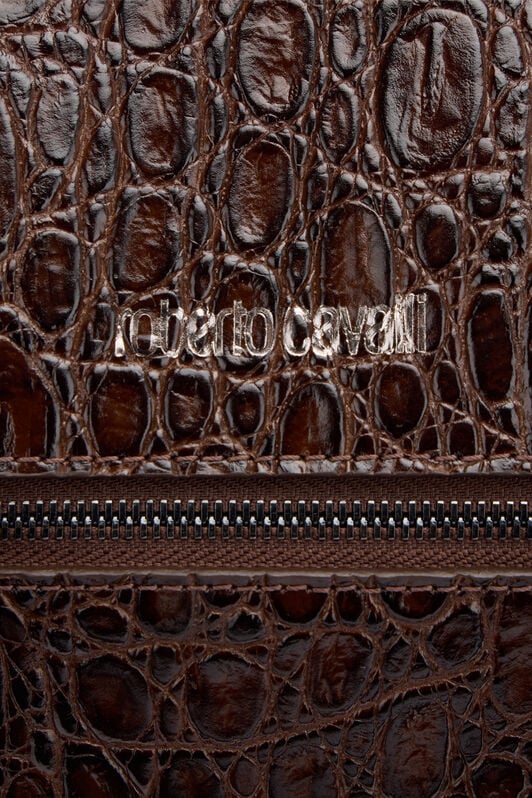 RC Crocodile-Print Document Bag RC Crocodile-Print Document Bag Brown URB005-PZU02