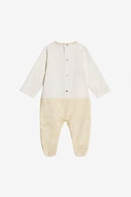 JU Kit Per Bambini Monogram Zebra Stampa Beige IVORY WJT808-JD001
